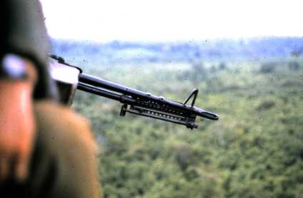 Door gunner M60 Vietnam